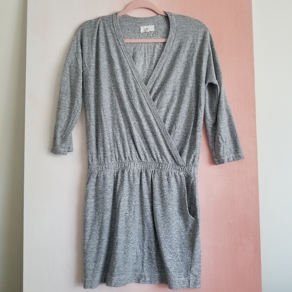 LOU & GREY Lounge Faux Wrap Dress